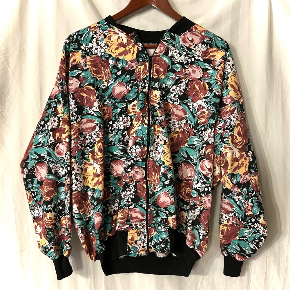 Vintage 1980s Floral Jacket